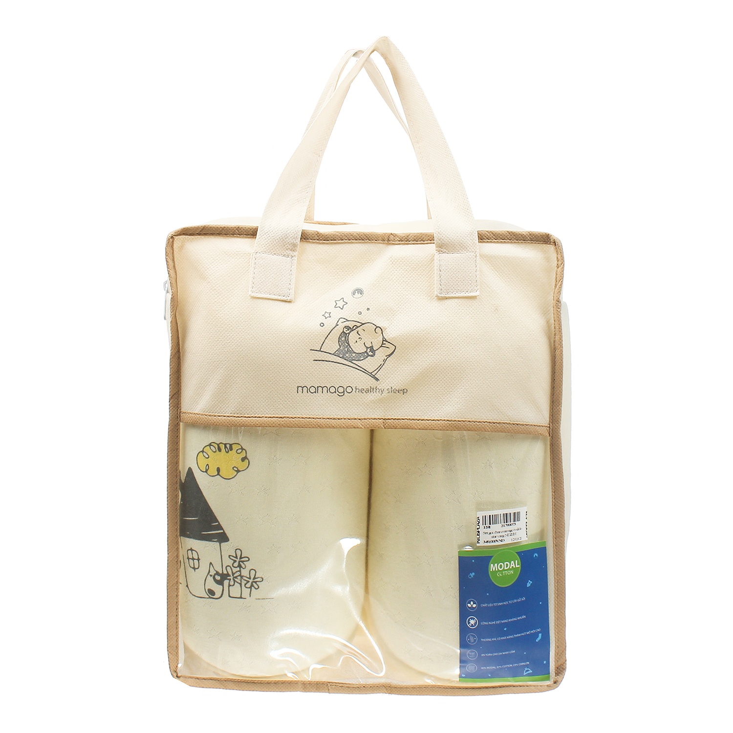 Set gối chặn Mamago twikle star ND20H (Vàng) hình 1