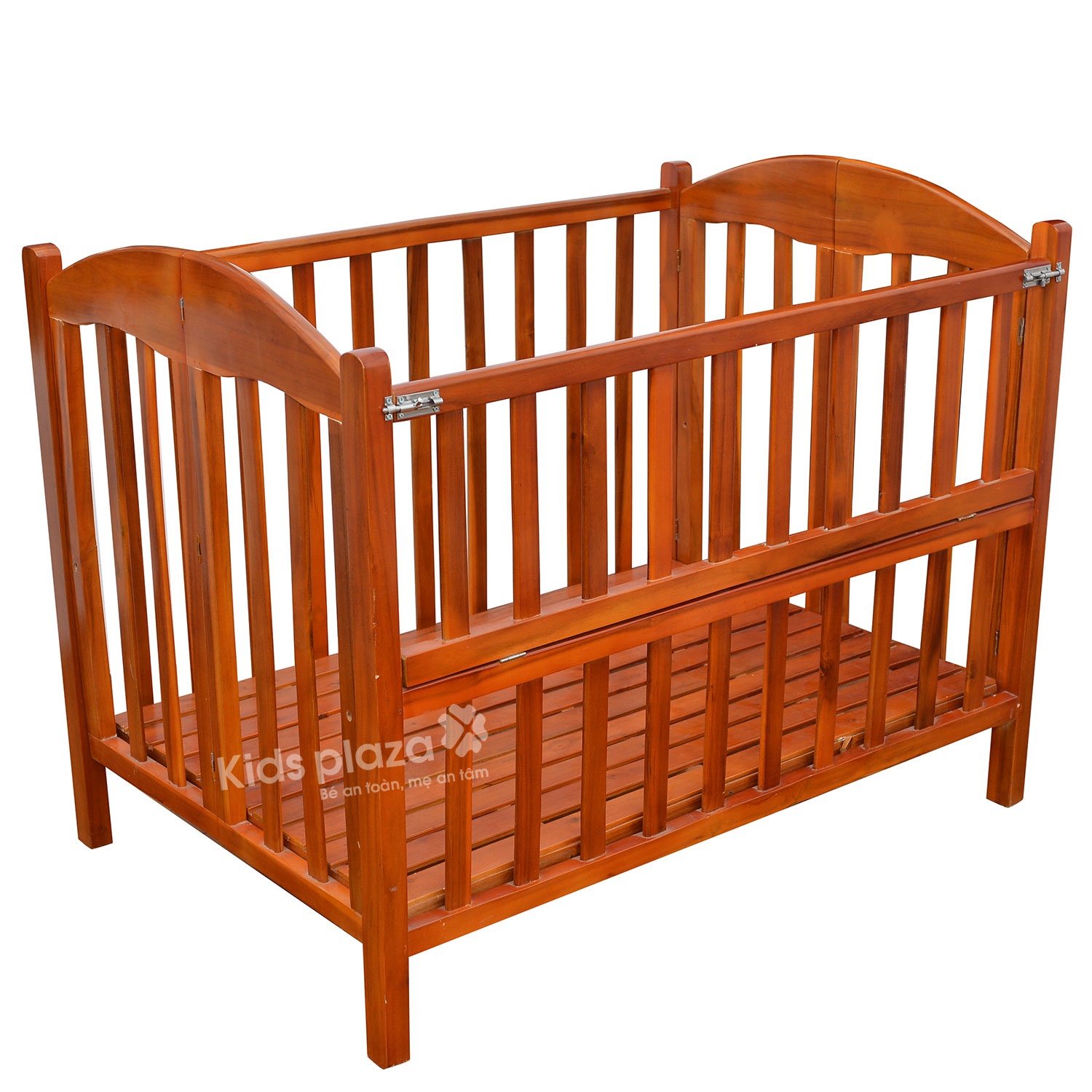 Cũi xoan đào 70 x 110cm màu hồng trắng hình 4