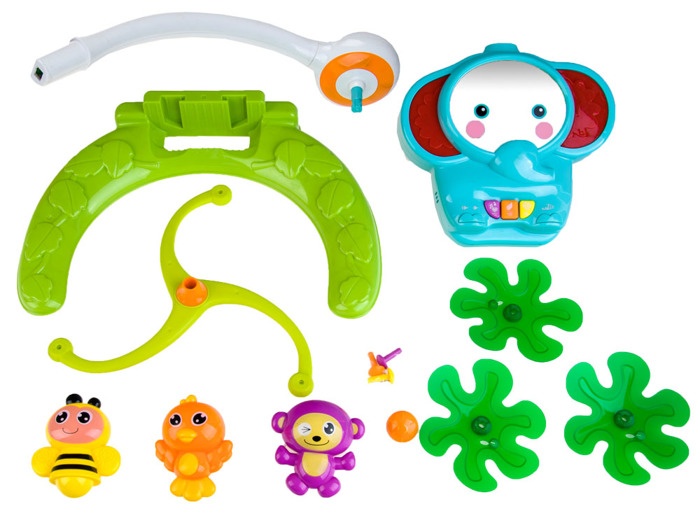 Đồ chơi treo cũi hình chú voi con CY. 8689 hình 1