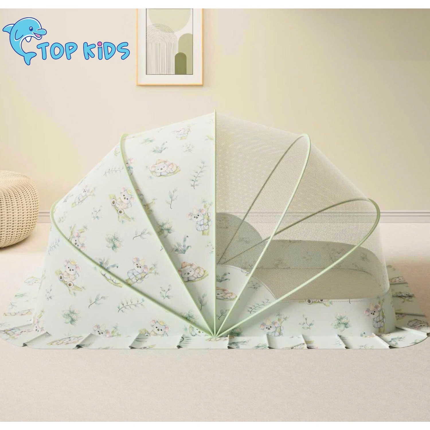 Màn chụp bé gái hình in ngộ nghĩnh AC22 (Mẫu ngẫu nhiên) hình 5