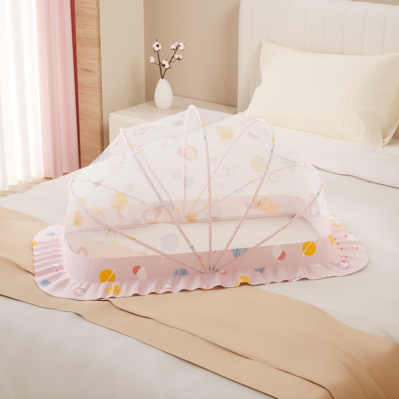 Màn chụp gấp gọn KidsPlaza Galaxy M 23K-M01 (Hồng) hình 1