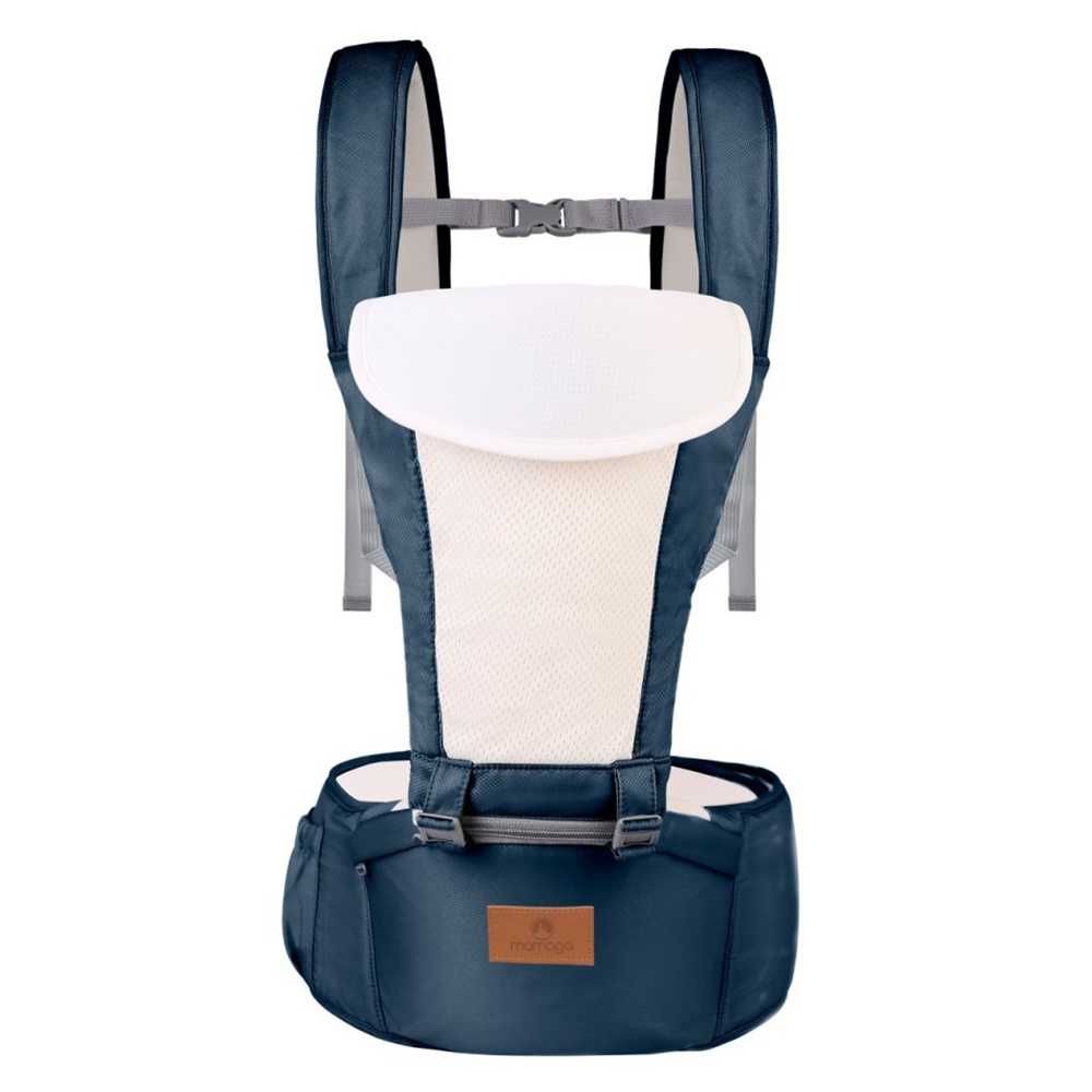 Địu ngồi cho bé 6in1 Mamago Airy MM01 (Xanh Navy) hình 1