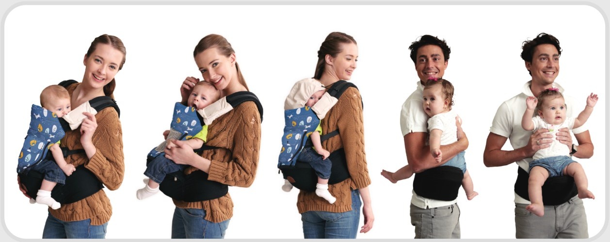 địu ngồi sau xe máy cho bé