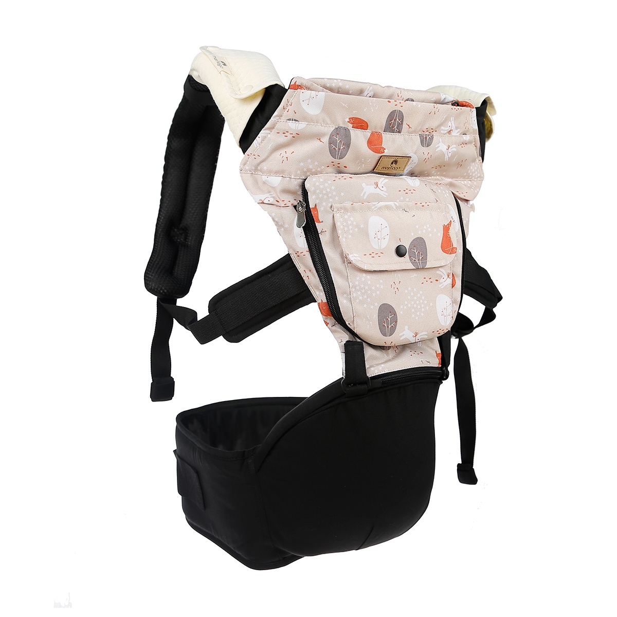 Địu ngồi cho bé Hip Seat Premium Mamago C04 (Hồng Kaki) hình 13