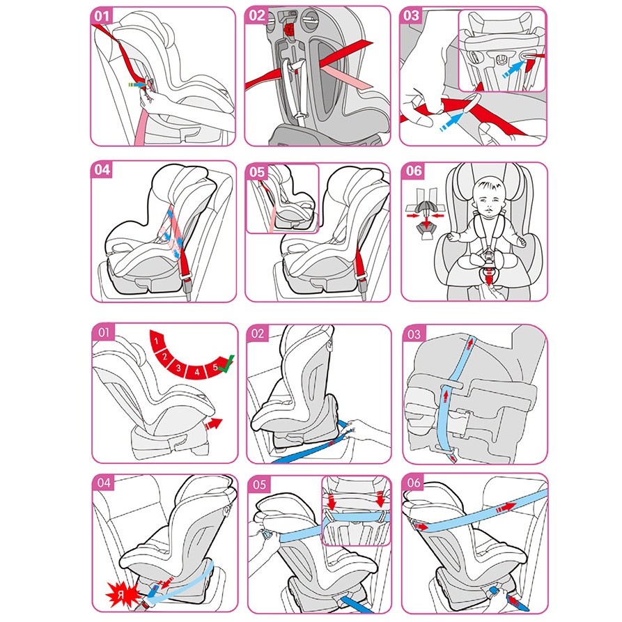 Ghế ngồi ô tô KidsPlaza 360º Galaxy 0201 hình 6