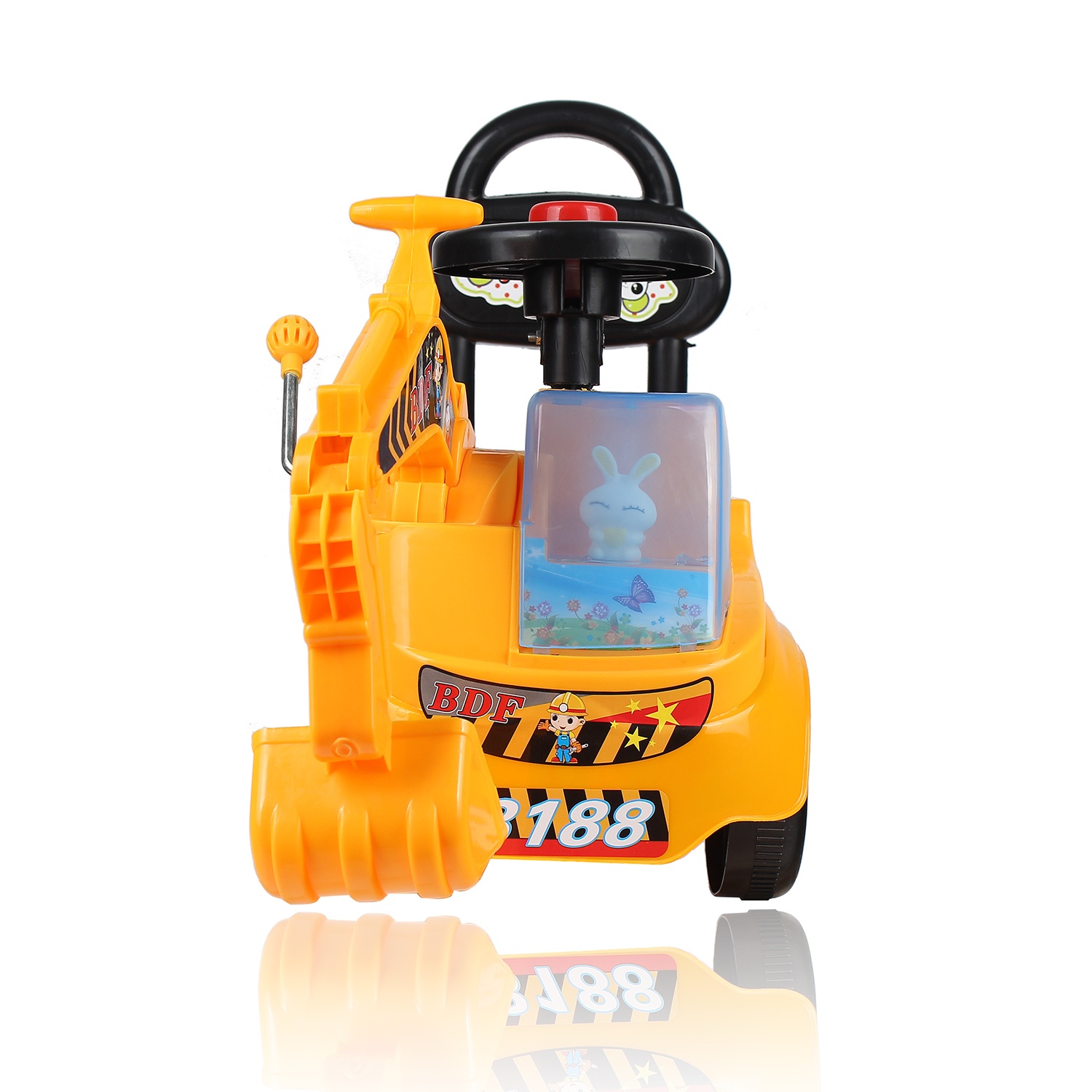 Xe chòi chân cần cẩu máy xúc cho bé NO.3002 hình 4