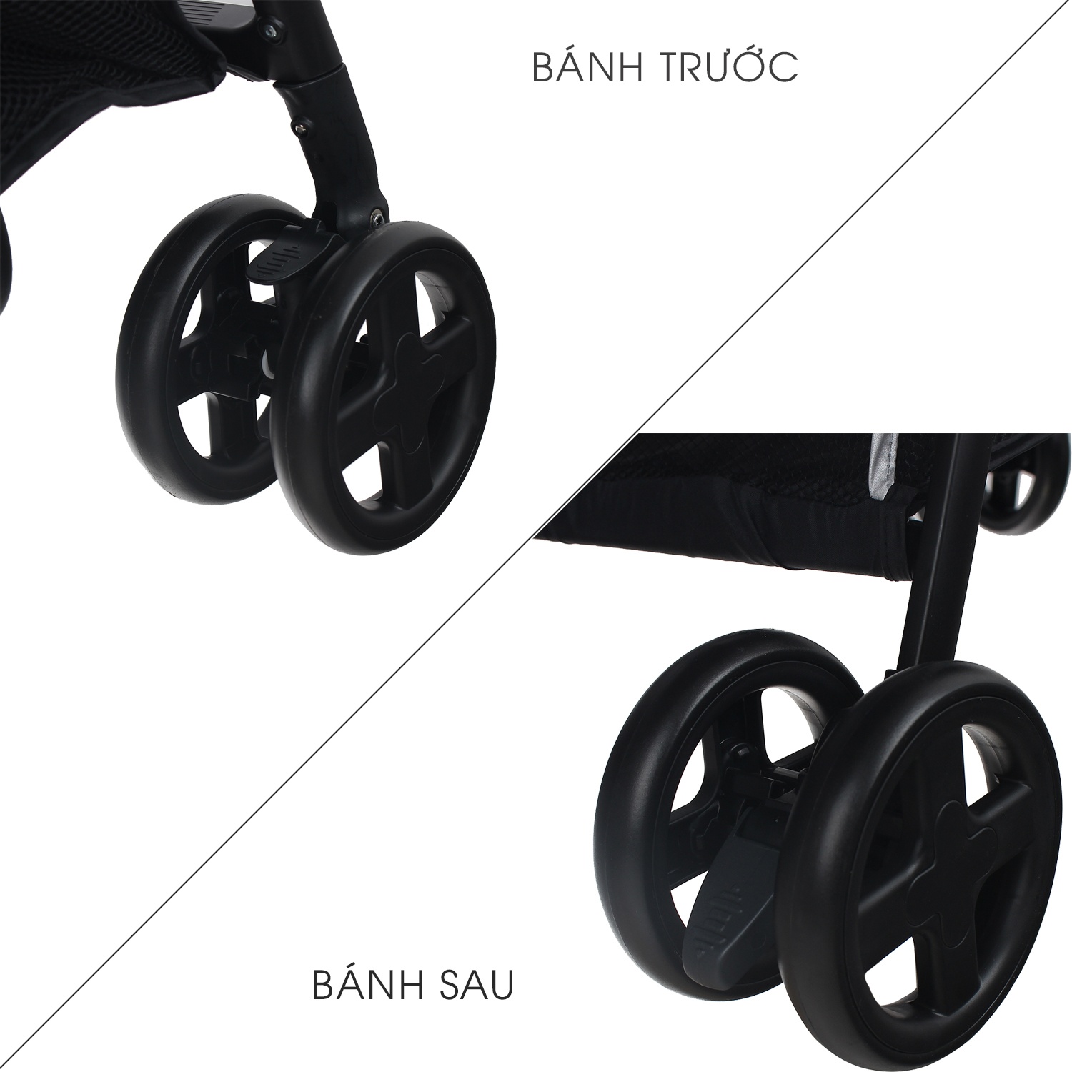 Xe đẩy Joie SMA Baggi (Chuẩn hoàng gia Anh) tím than hình 6