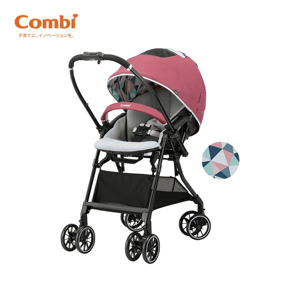 Xe đẩy Combi Sugocal Light 4 hồng hình 1