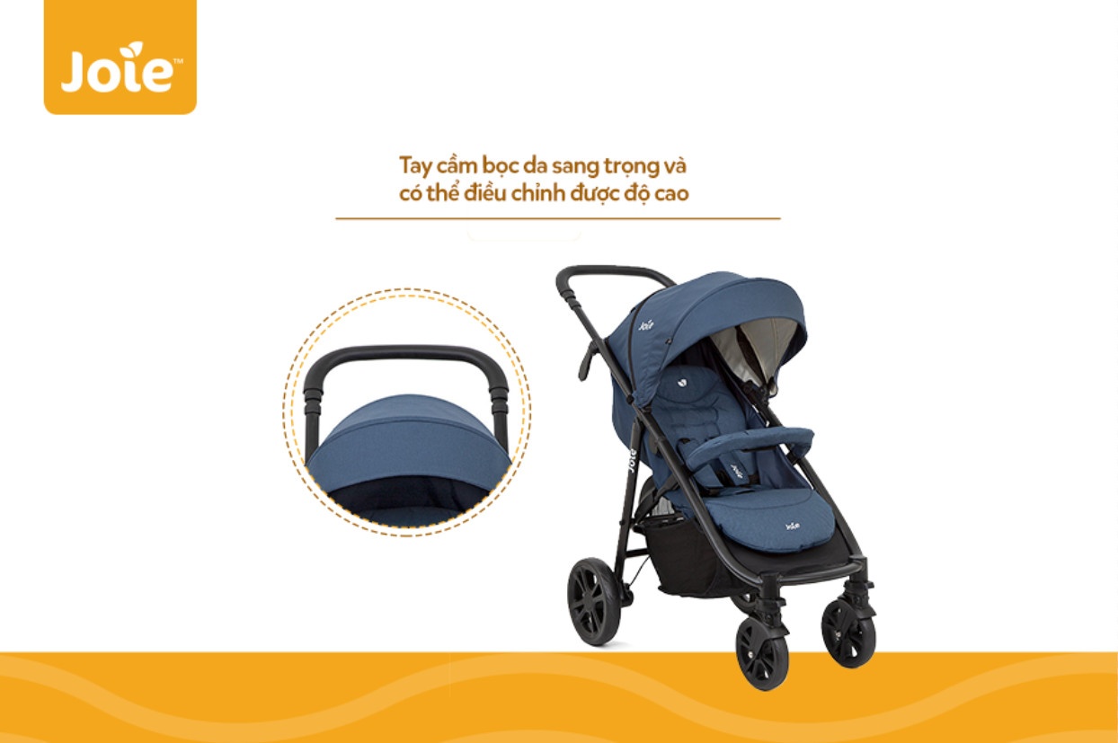 Xe đẩy cho bé Joie Litetrax 4 Deep Sea màu xanh  hình 7