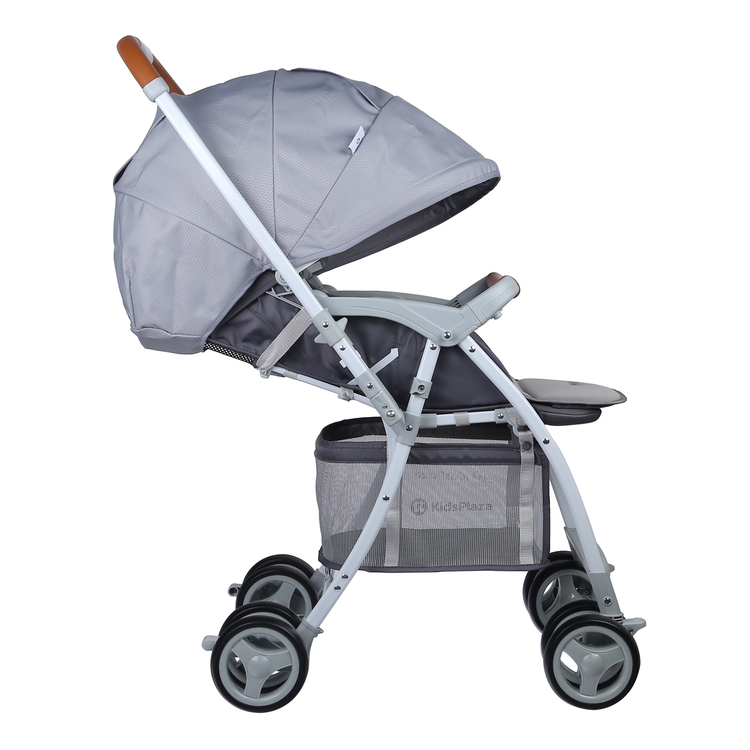 Xe đẩy cho bé KidsPlaza Avon Premium V.818 (Xám Bạc) hình 3