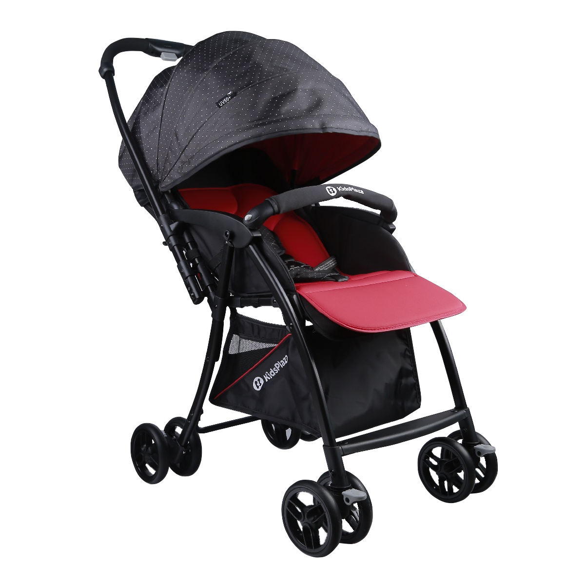 Xe đẩy cho bé KidsPlaza Compact 319 Linen (Đỏ Đen) hình 1