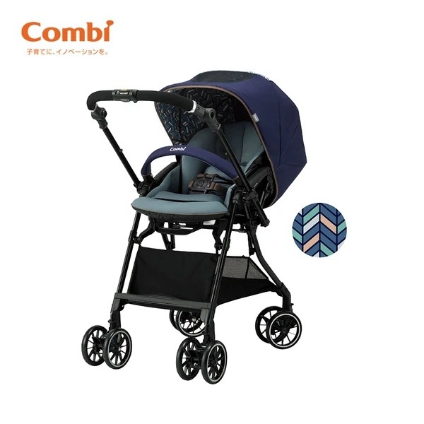 Xe đẩy Combi Sugocal Compact 4 xanh navy