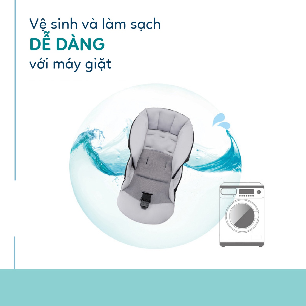 Xe đẩy Combi Sugocal Light 4 xanh dương hình 8