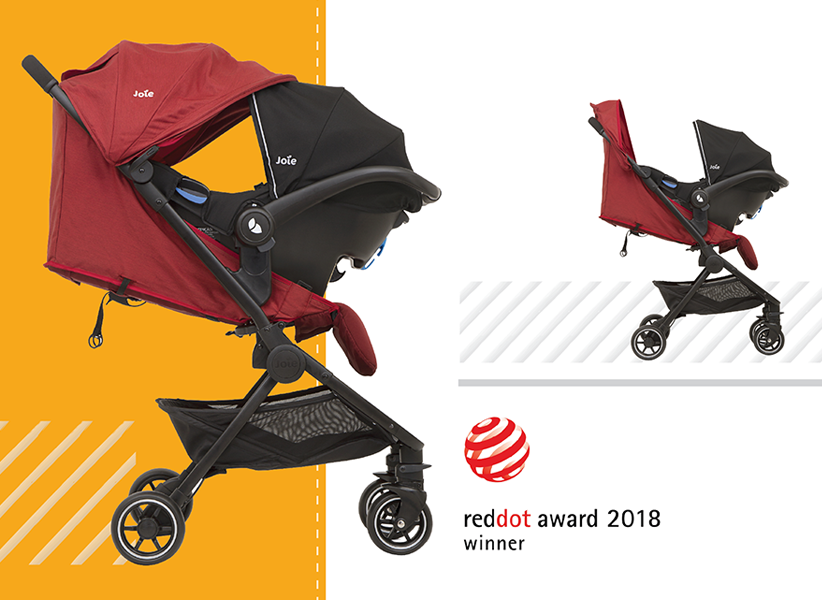 Xe đẩy trẻ em Joie Pact Deep Sea màu xanh hình 6