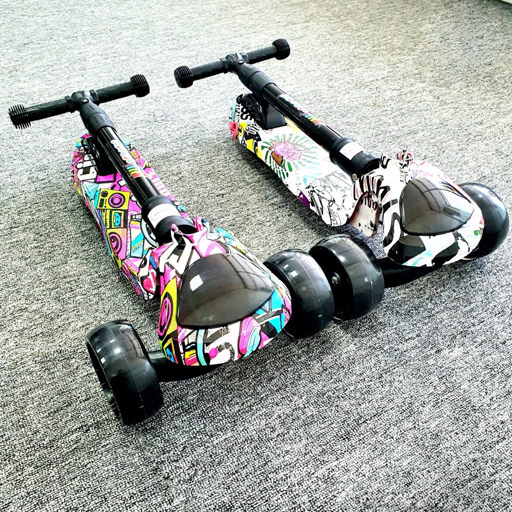Xe trượt Scooter HB-602 tích hợp đèn 3D siêu sáng (mẫu mới) hình 3