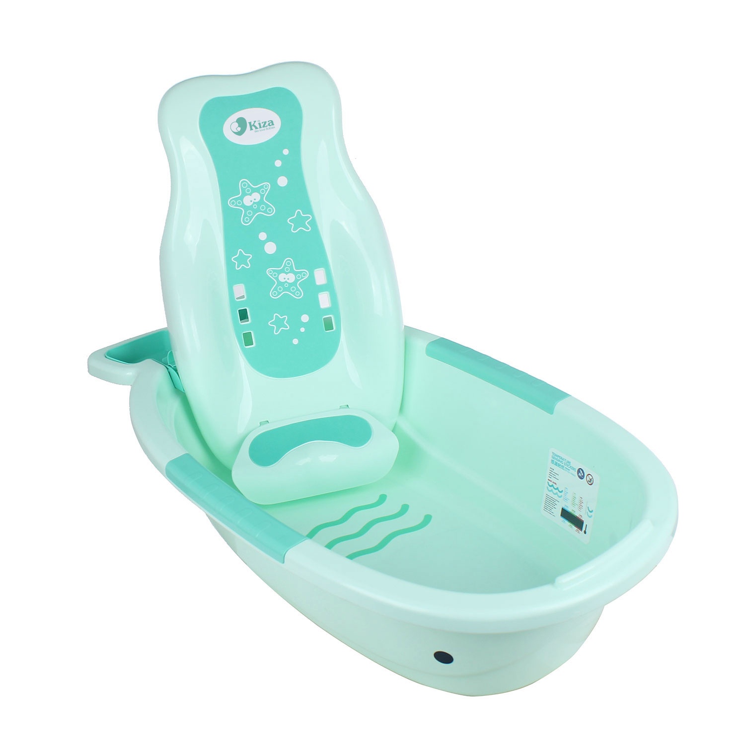 Chậu tắm cảm biến nhiệt kèm ghế gội đầu Kiza BBT034 hình 1