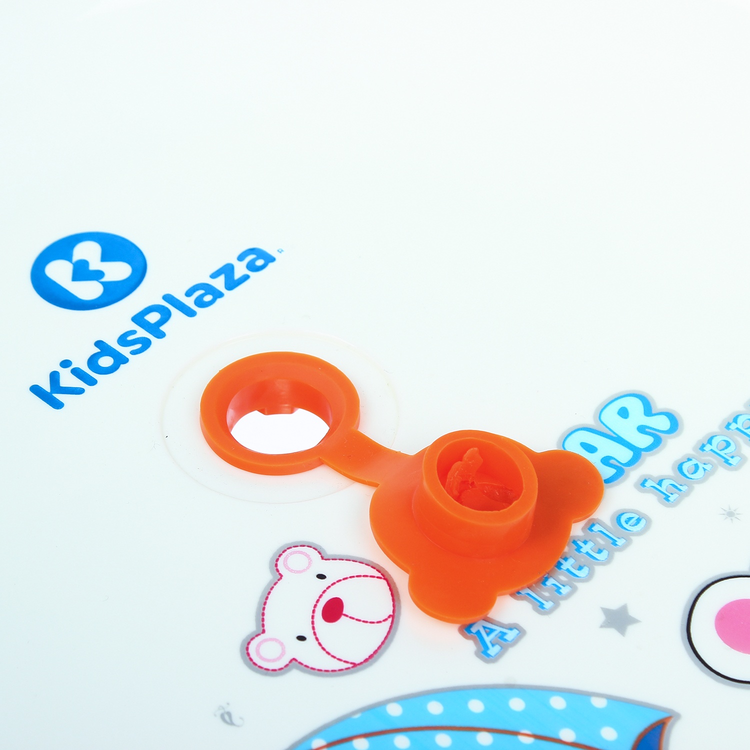 Chậu tắm kèm ghế gội đầu Kidsplaza BBT026 (Trắng - Xanh) hình 5