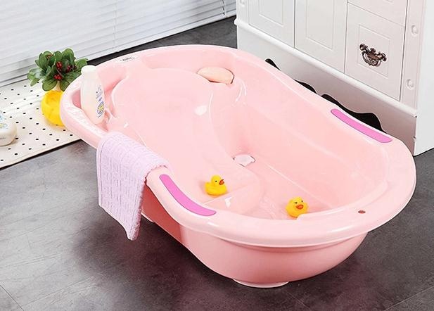 Chậu tắm khuôn đúc ghế Kiza BA-508 (Hồng) hình 2