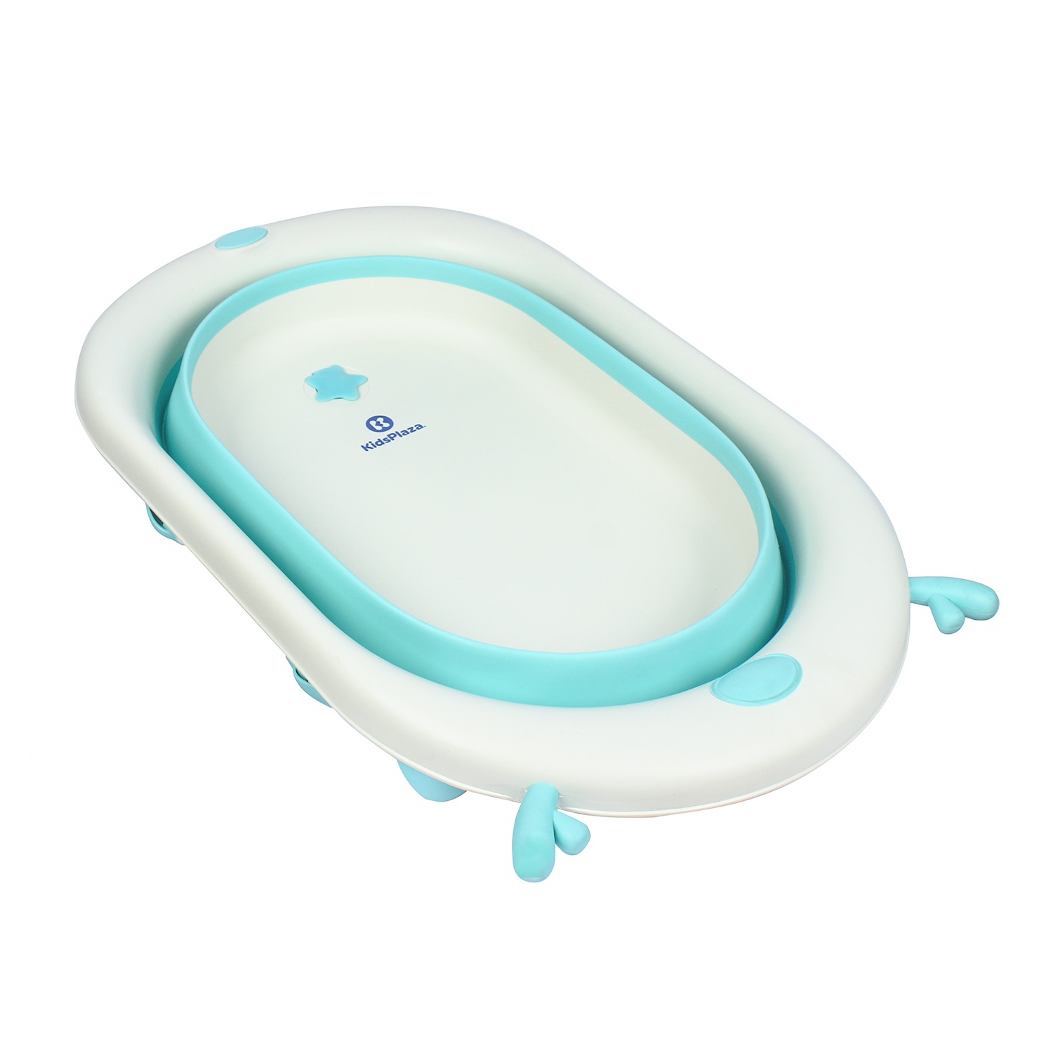 Chậu tắm cho bé Kidsplaza cảm biến gấp gọn 6009 (Xanh Dương) hình 1