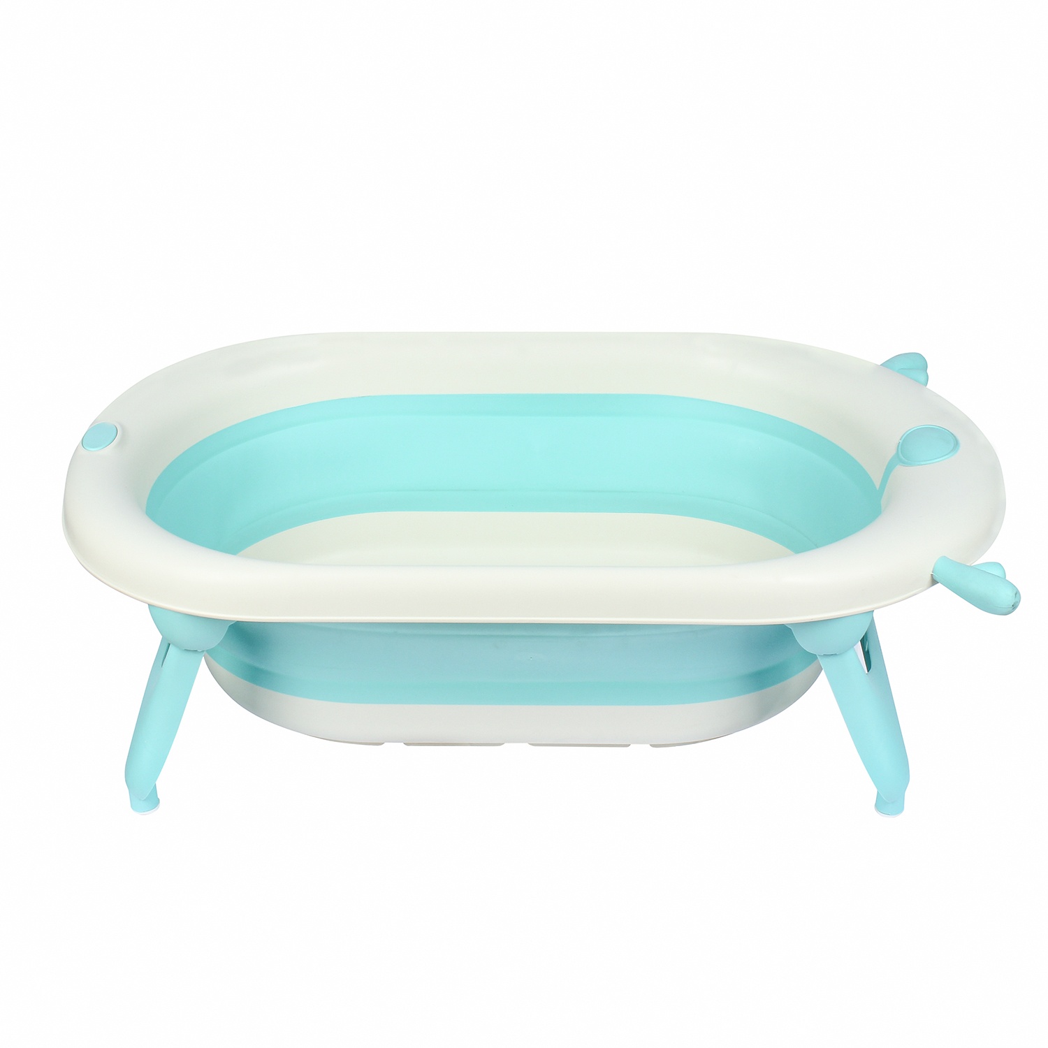 Chậu tắm cho bé Kidsplaza cảm biến gấp gọn 6009 (Xanh Dương) hình 6