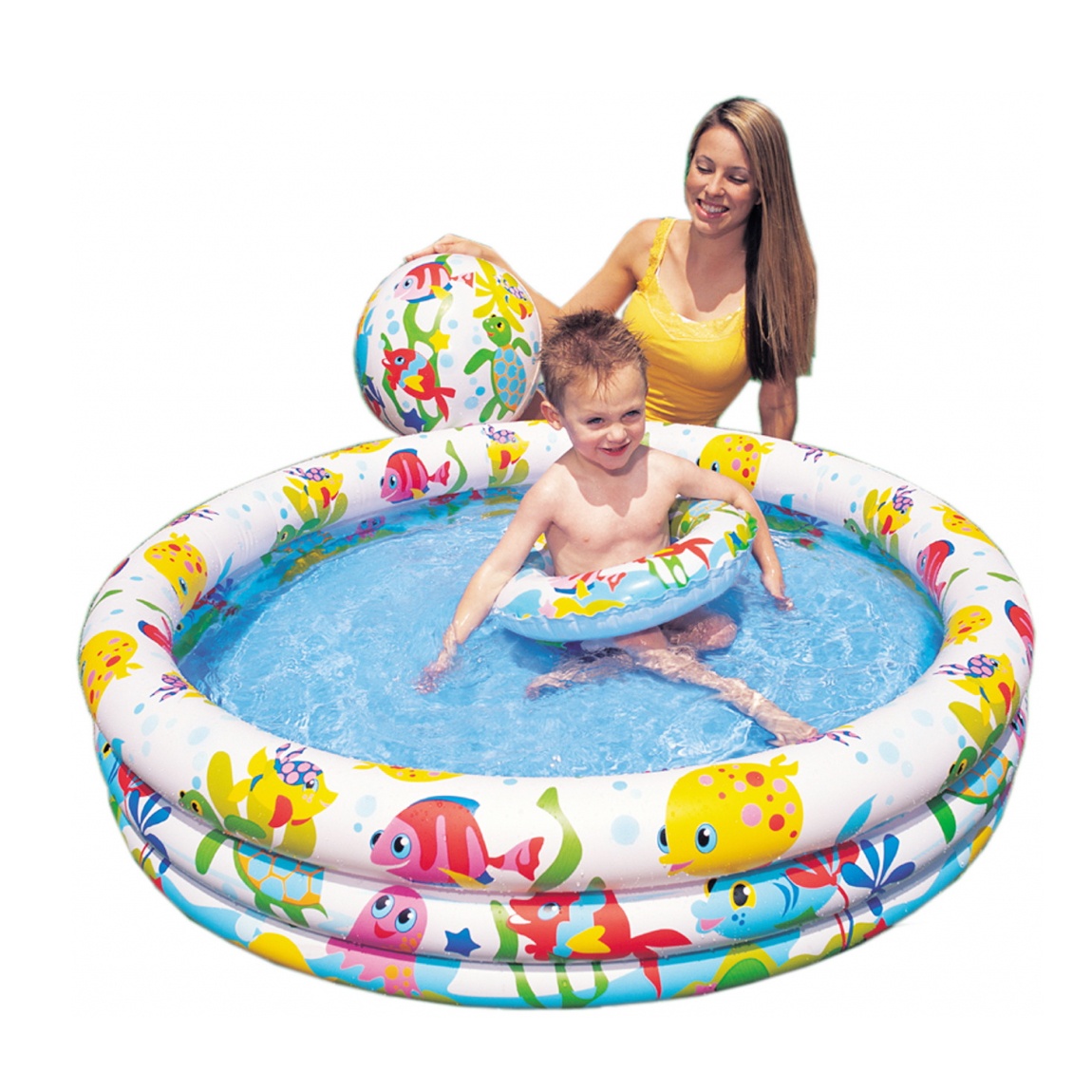 Bể bơi phao Intex 3 tầng 3 chi tiết NK 59469 (Mẫu ngẫu nhiên) hình 1