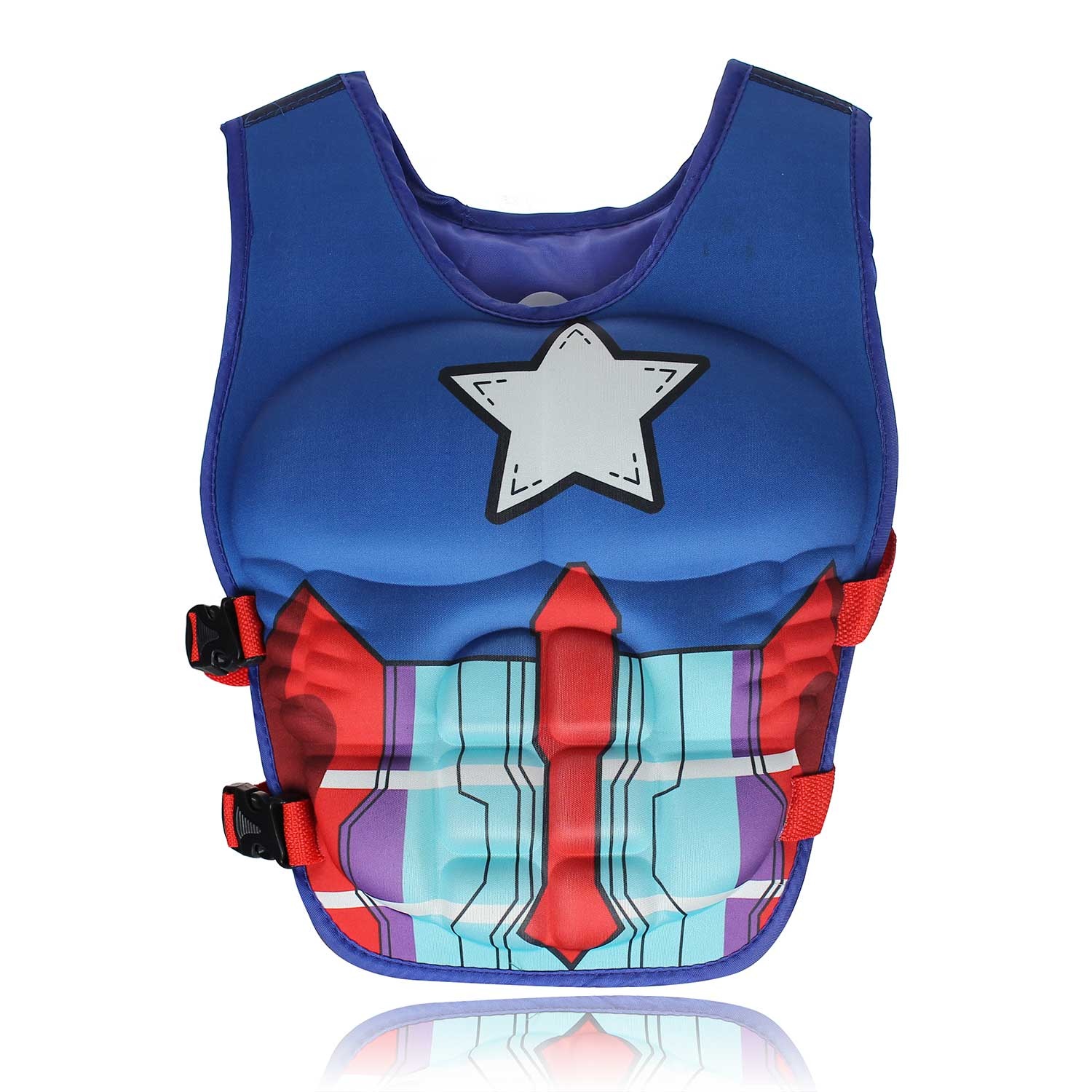 Áo phao bơi cho bé trai hình Captain America HTkids hình 2