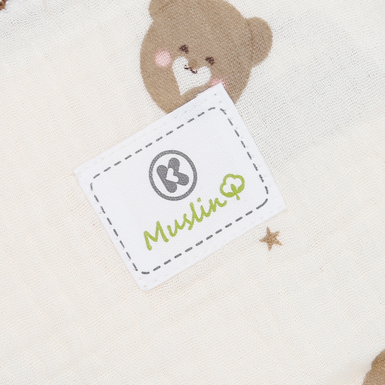 Khăn tắm KidsPlaza Muslin gấu PG23 hình 3