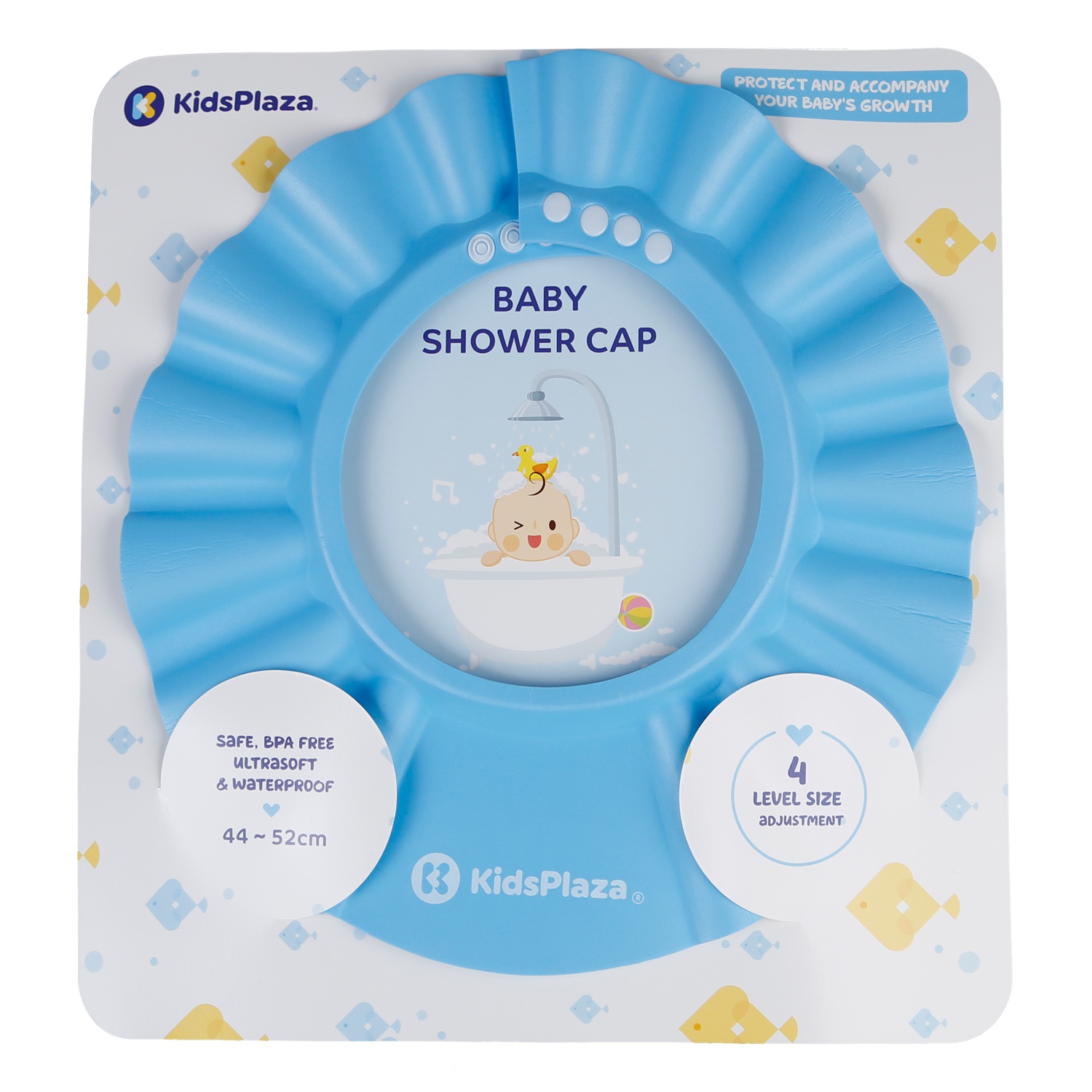 Mũ tắm chắn nước KidsPlaza BSC005 (Xanh) hình 1