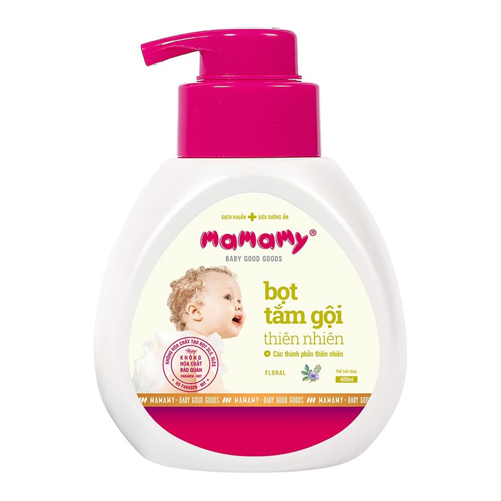 Bọt tắm gội Mamamy Floral 400ml hình 1