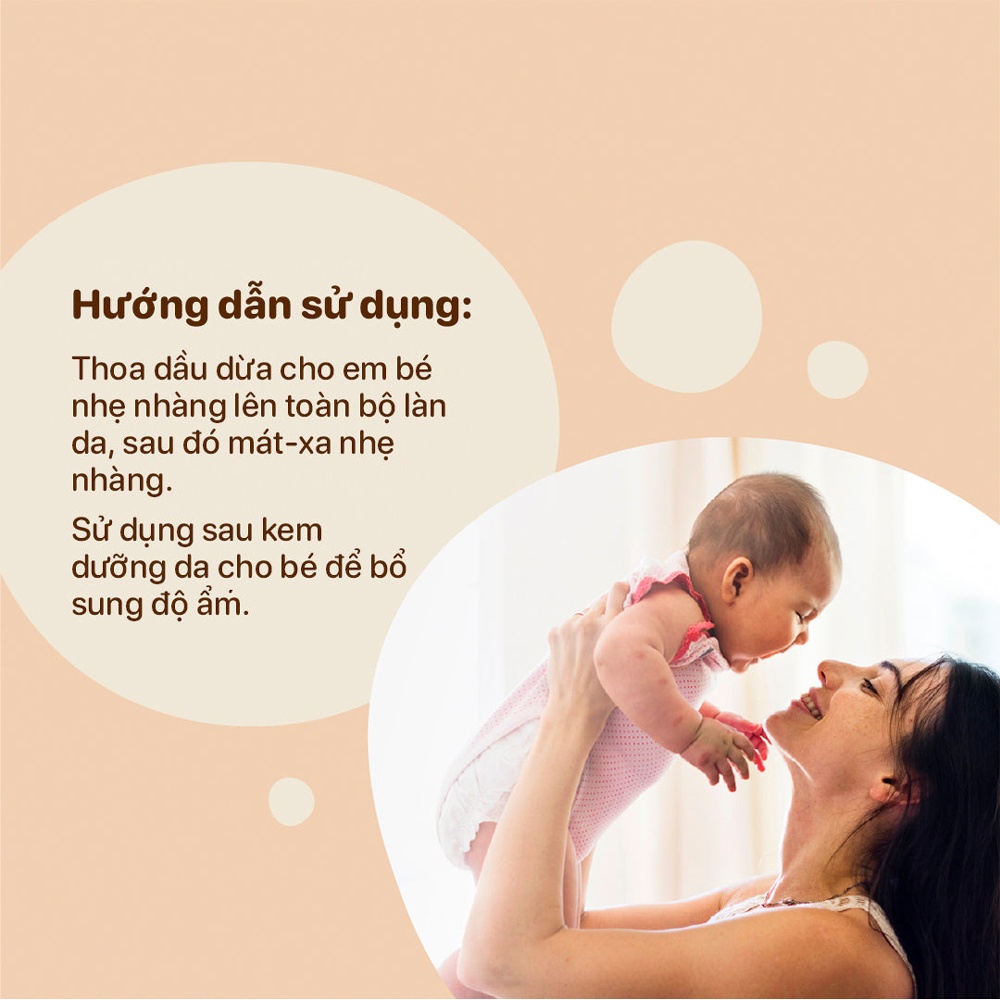 Dầu dừa dưỡng da cho bé Bzu Bzu 100ml hình 6