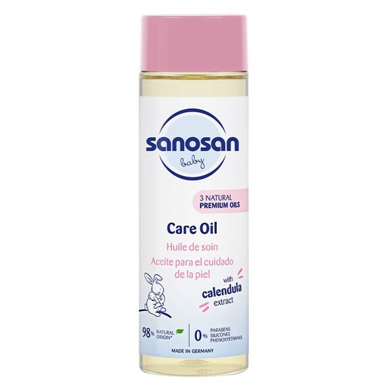 Dầu massage Sanosan Baby Care Oil 200ml hình 1