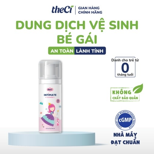 Dung dịch vệ sinh cho bé gái The Ci 140ml (0M+)