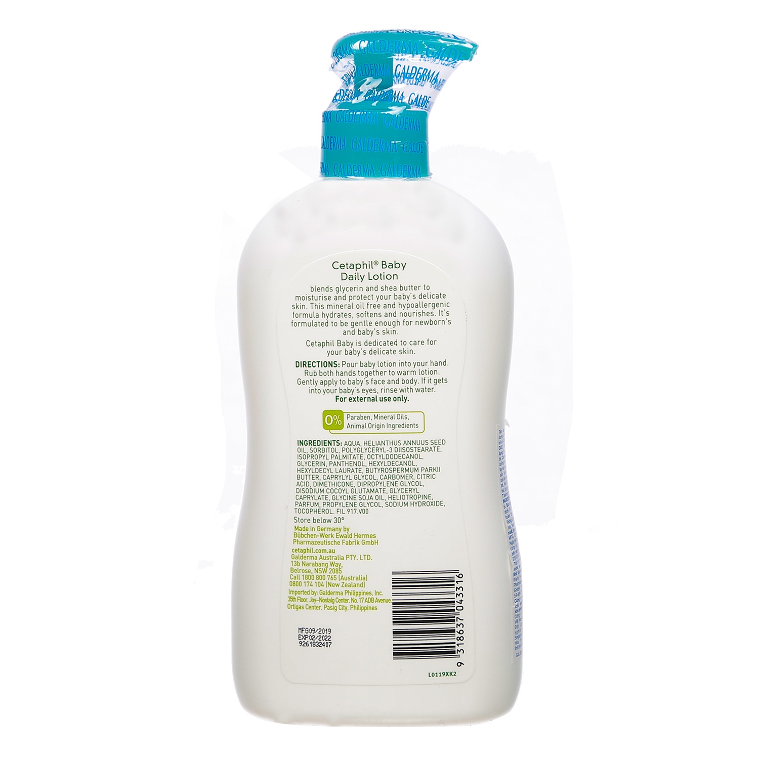 Sữa dưỡng thể toàn thân Cetaphil Baby (400ml) hình 4