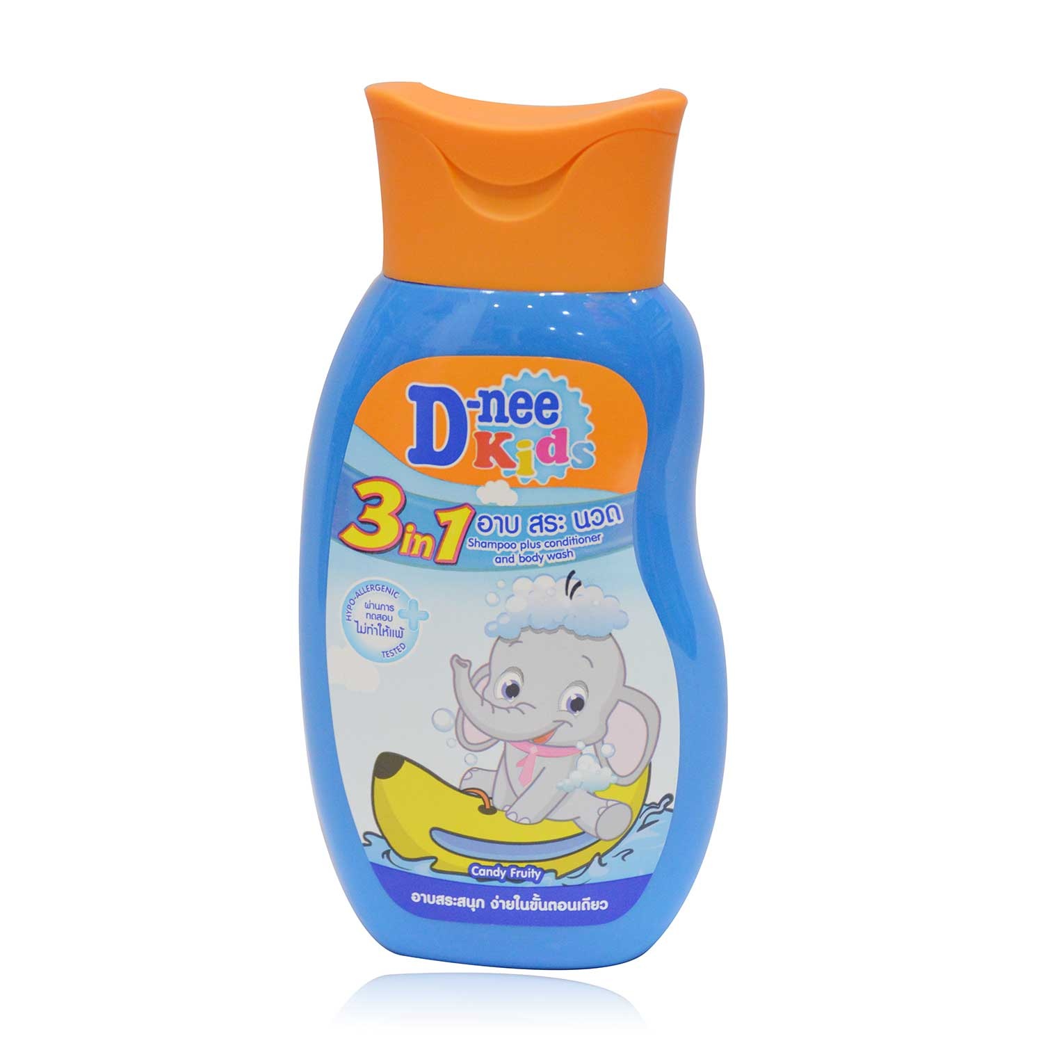 Sữa tắm gội cho bé 3in1 Dnee 200ml (Xanh) hình 1