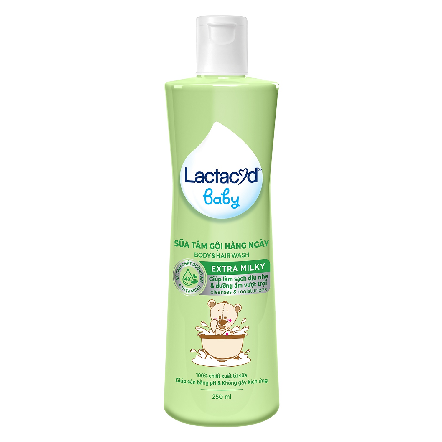 Sữa tắm gội Lactacyd Milky 250ml hình 1