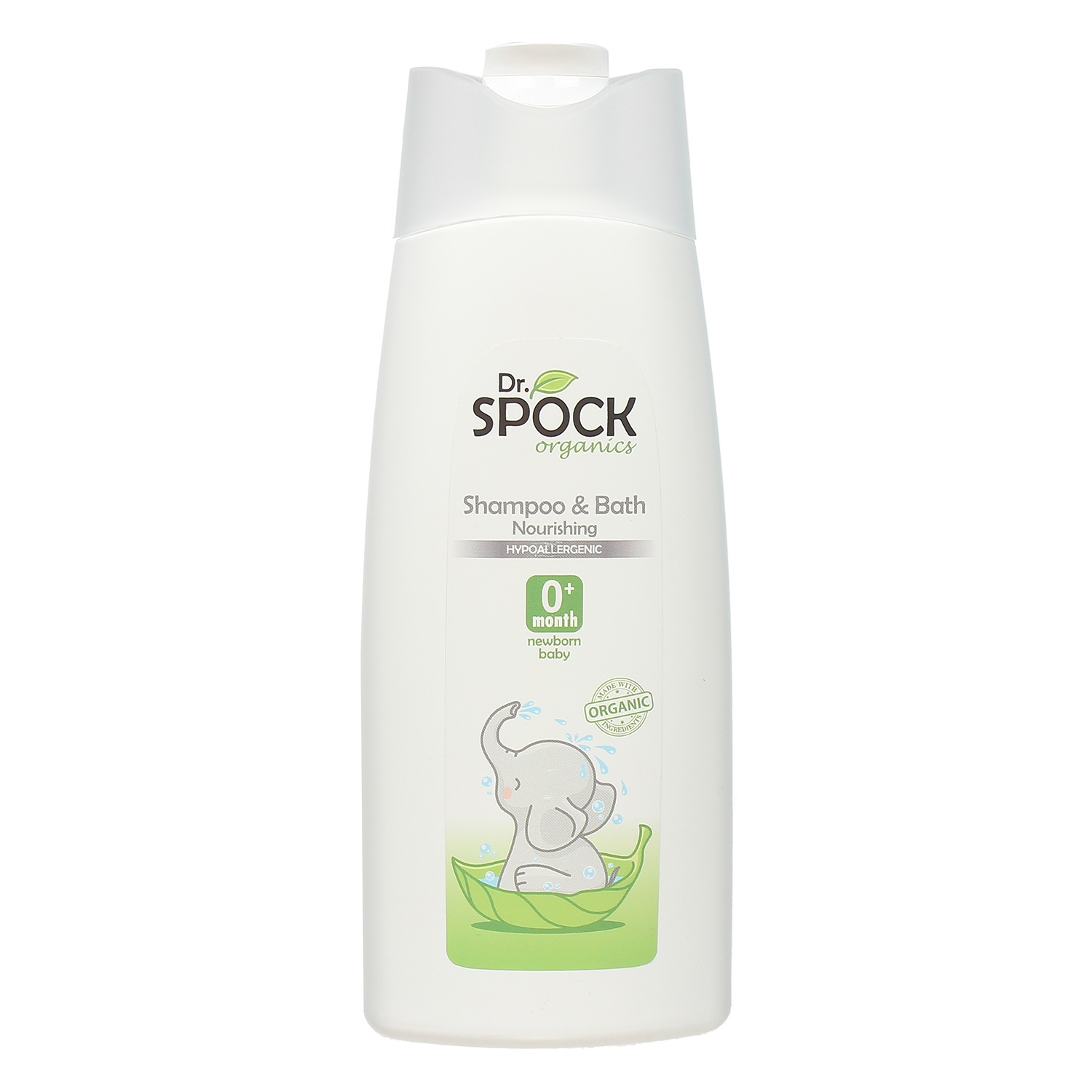 Sữa tắm gội Organic Dr Spock 0+ 400ml  hình 1