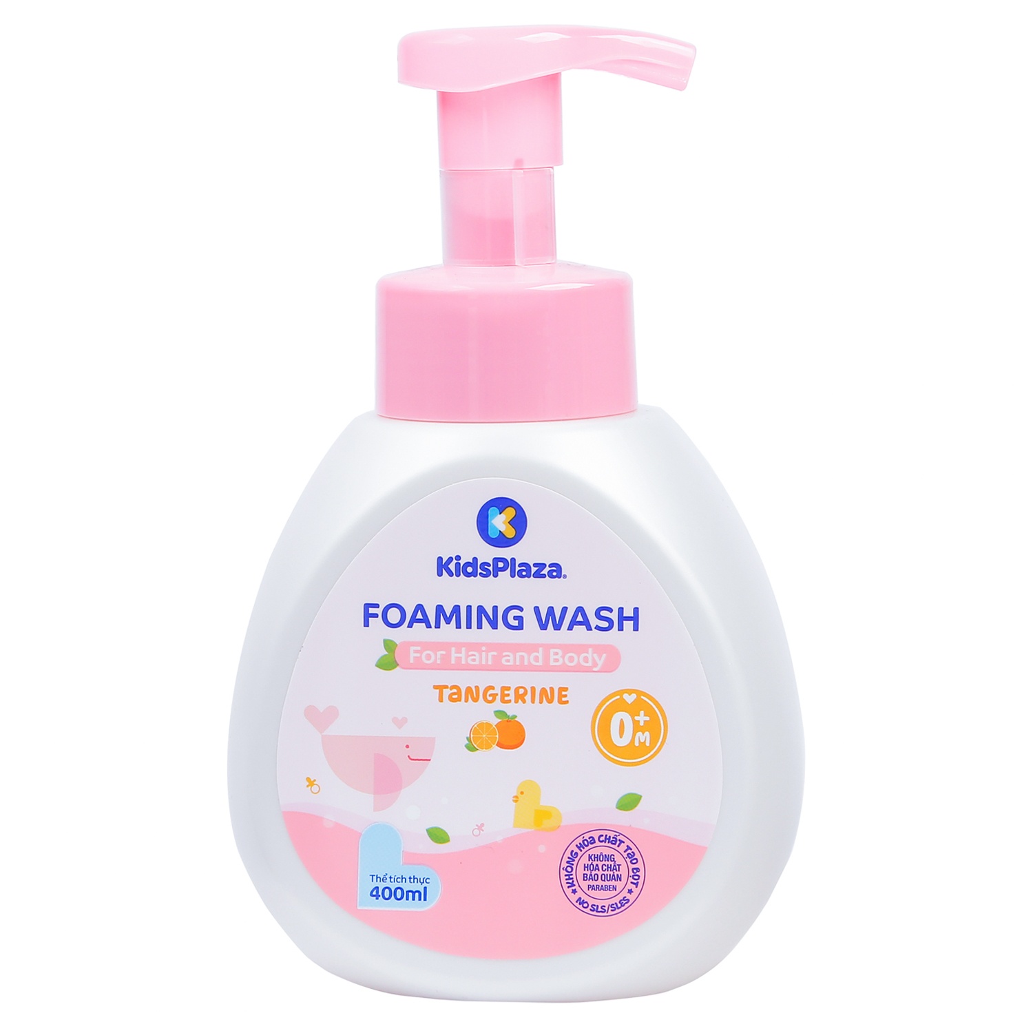 Sữa tắm gội tạo bọt KidsPlaza 400ml (chai) hình 1