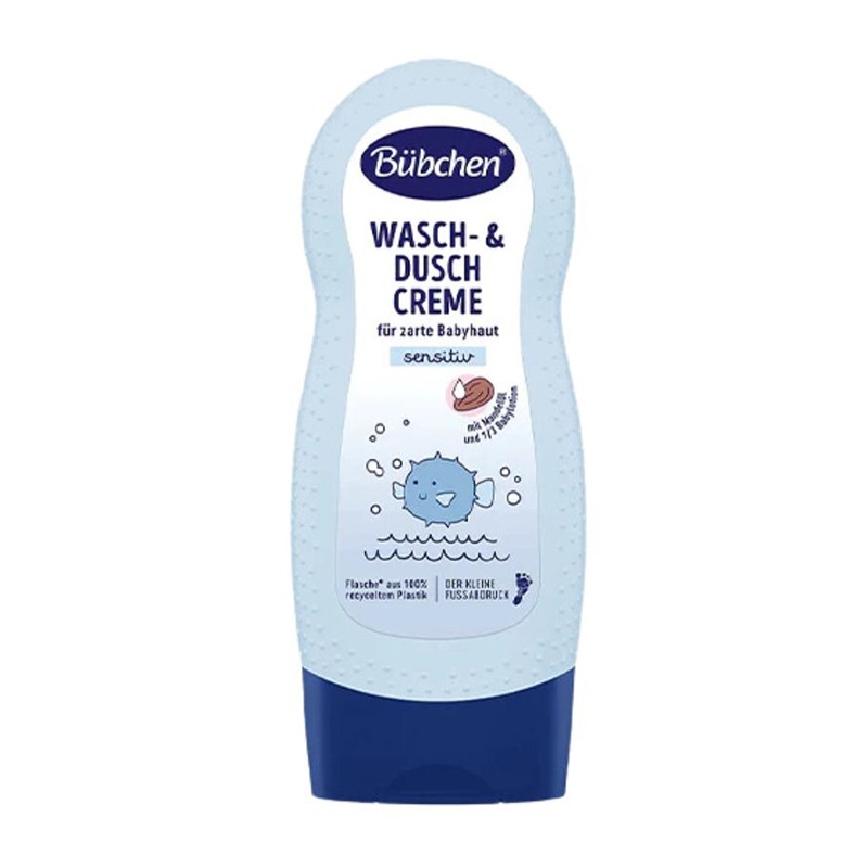 Sữa tắm gội thuần chay sơ sinh Bubchen 230ml  hình 1