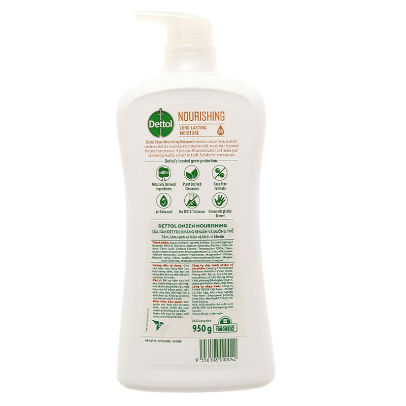 Sữa tắm Ozen mật ong Dettol 950g hình 3