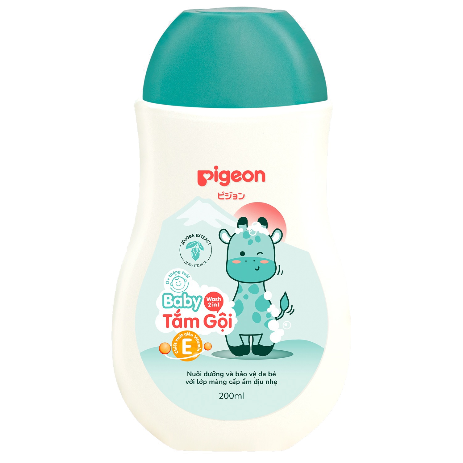 Tắm gội 2 trong 1 200ml Pigeon New