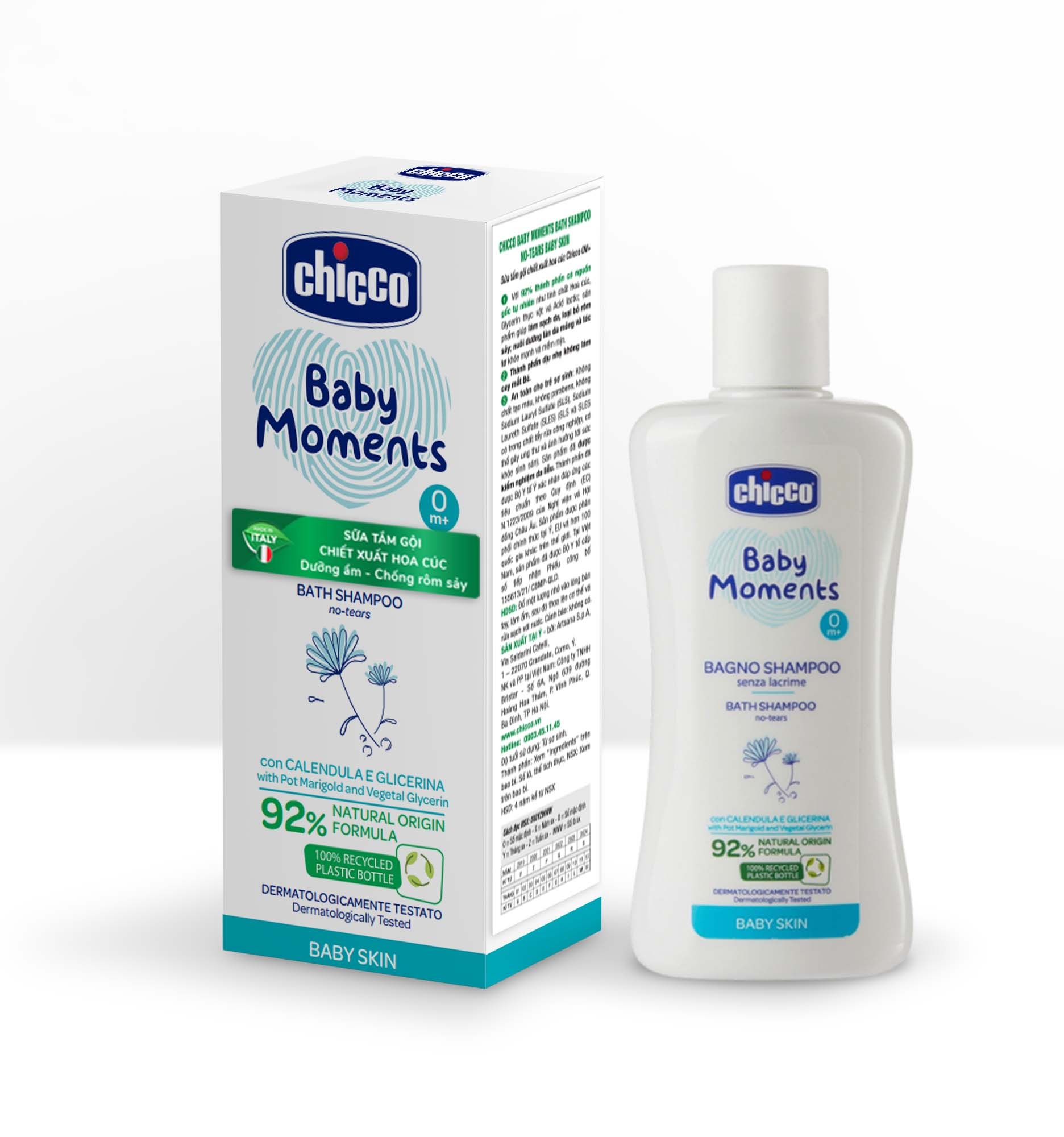 Tắm gội Chicco hoa cúc 200ml  hình 3