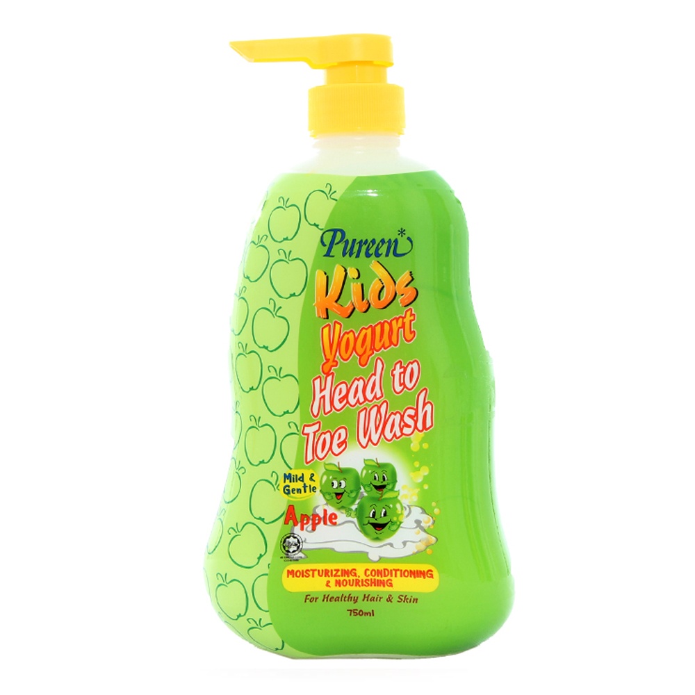 Sữa tắm gội Pureen hương táo xanh 750ml hình 1