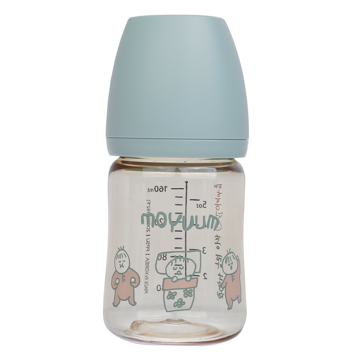 Bình sữa Moyuum Ogu Ogu xanh 170ml  hình 8