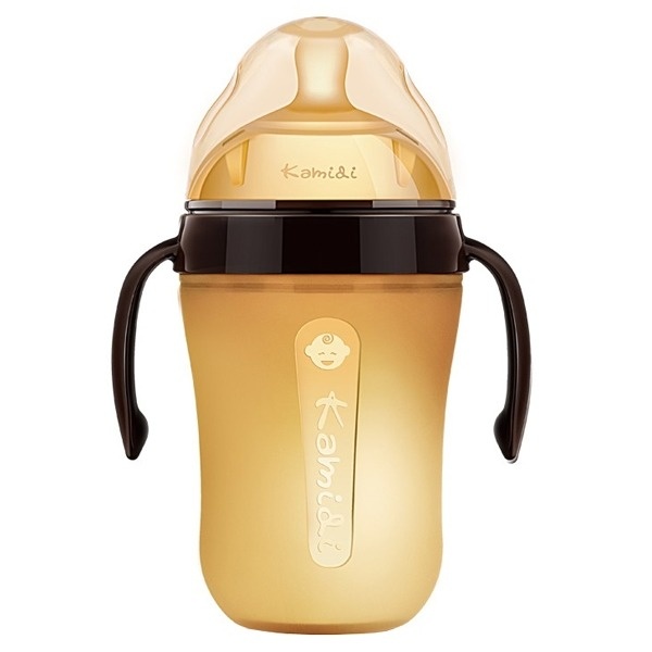 Bình sữa Kamidi Silicone 250ml (Màu Nâu) hình 1