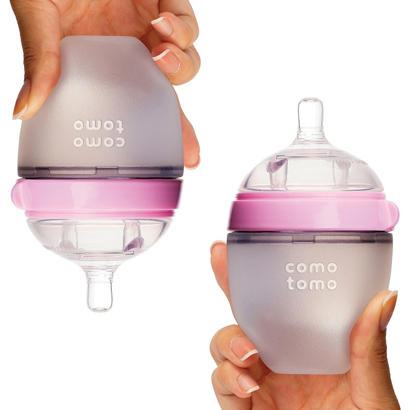 Bình sữa Comotomo 150ml màu hồng hình 3