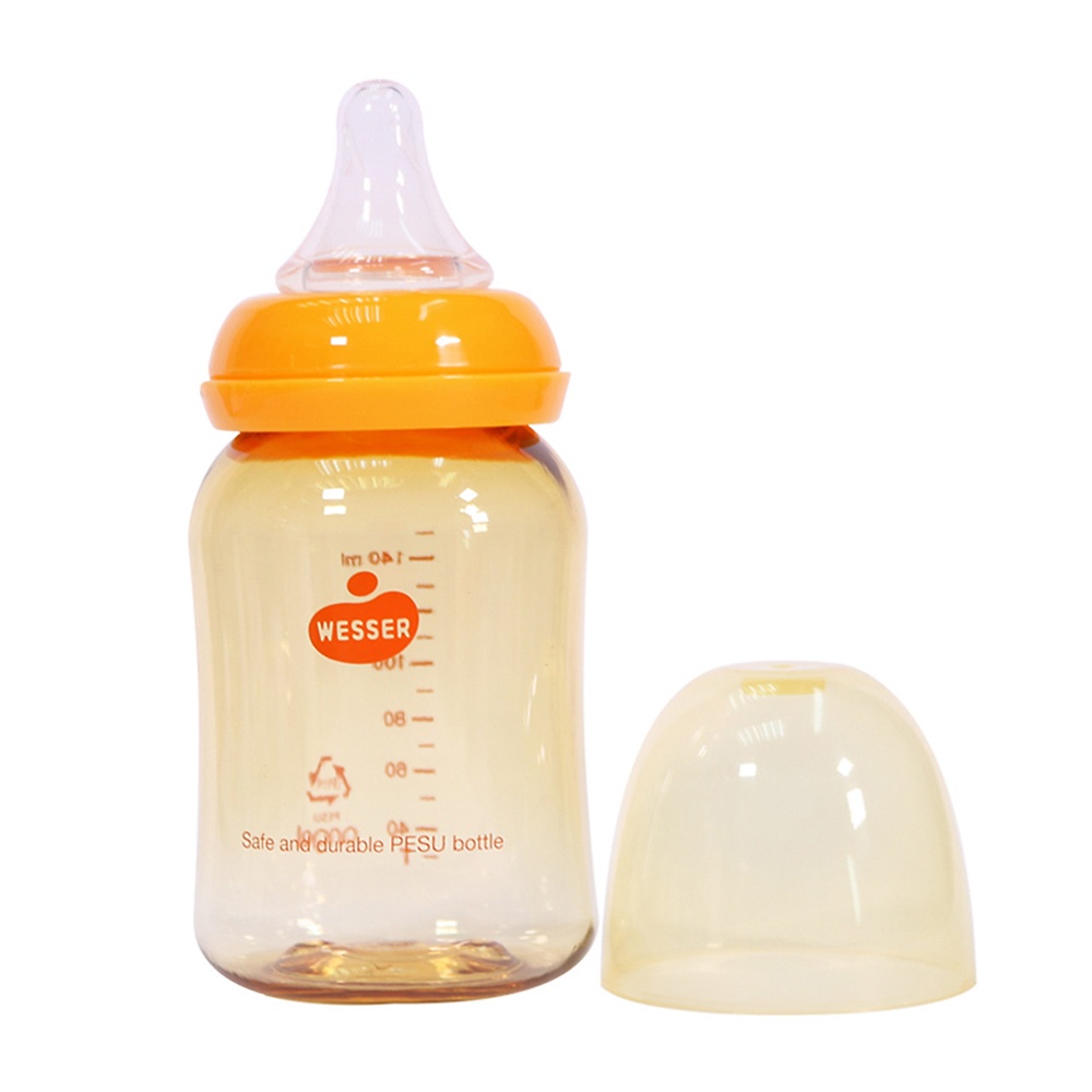 Bình sữa cổ rộng PPSU Wesser 180ml hình 1