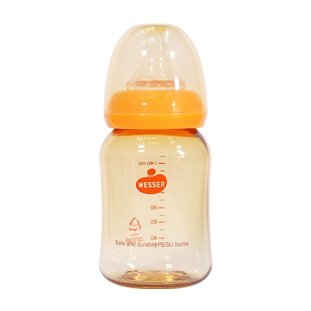 Bình sữa cổ rộng PPSU Wesser 180ml hình 2