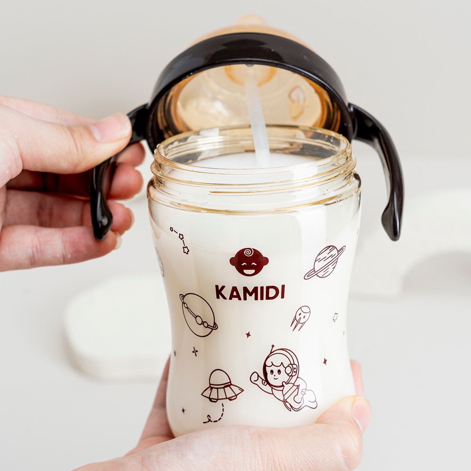 Bình sữa Kamidi PPSU Galaxy 210ml hình 4