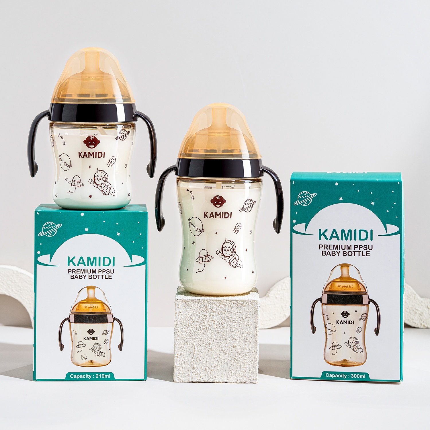 Bình sữa Kamidi PPSU Galaxy 300ml hình 4