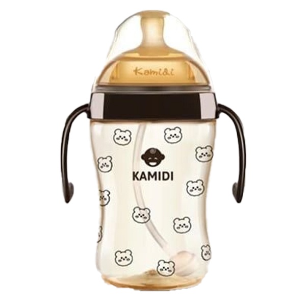 Bình sữa Kamidi PPSU in hình họa tiết gấu 300ml hình 1